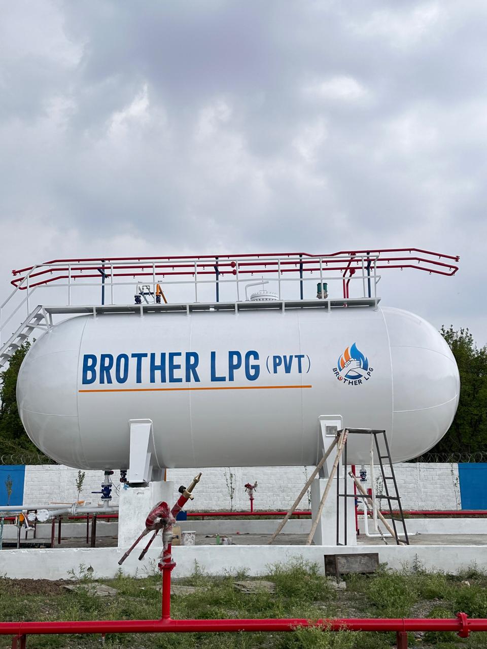 LPG storage tanks